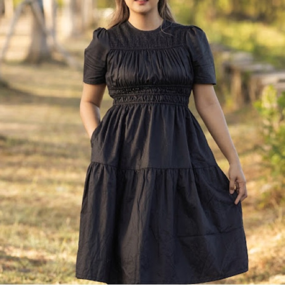 Elegant Black Women's Dress